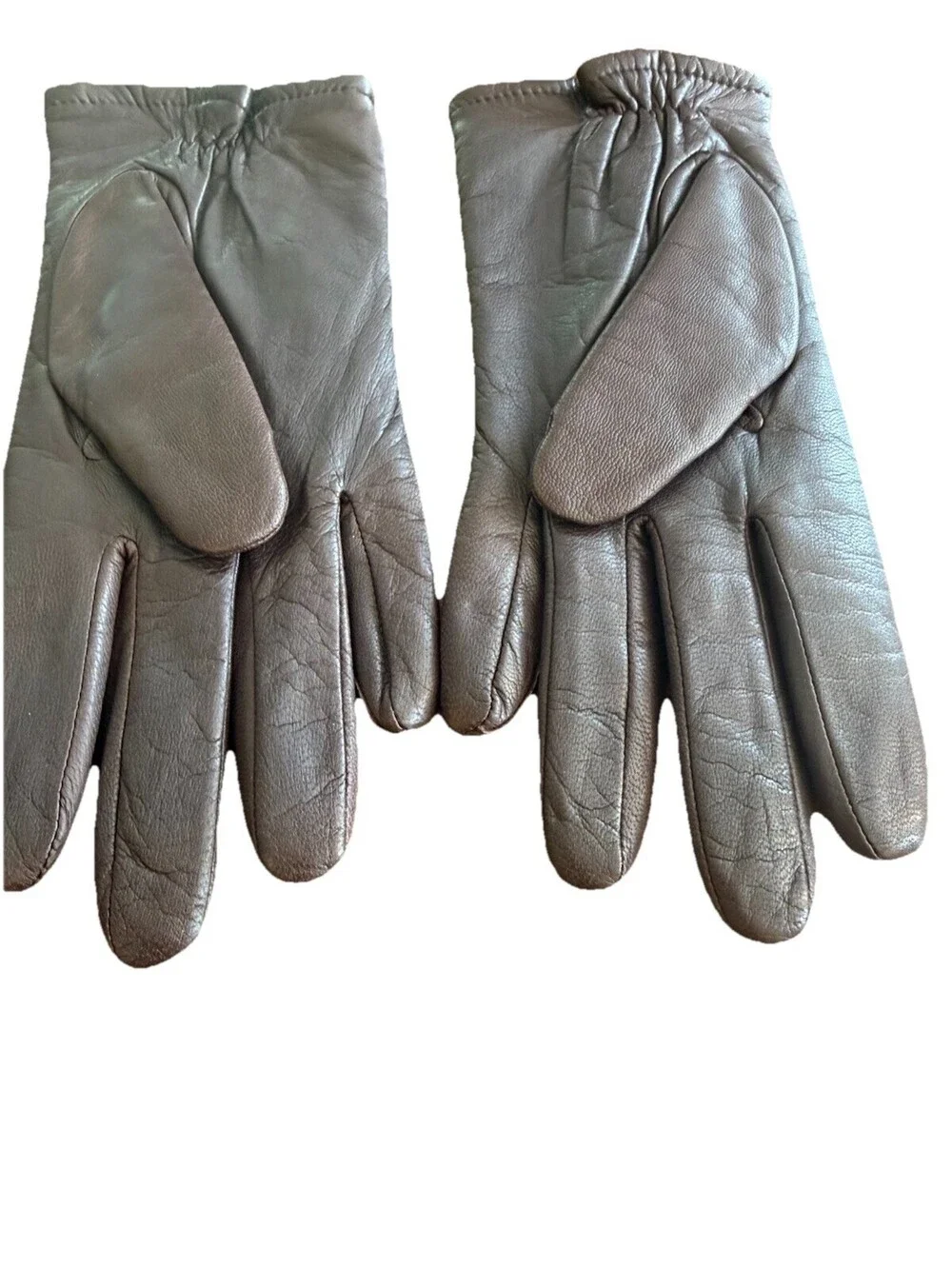 Fownes Vintage Leather Dress Gloves Women’s Classic Brown Size 8